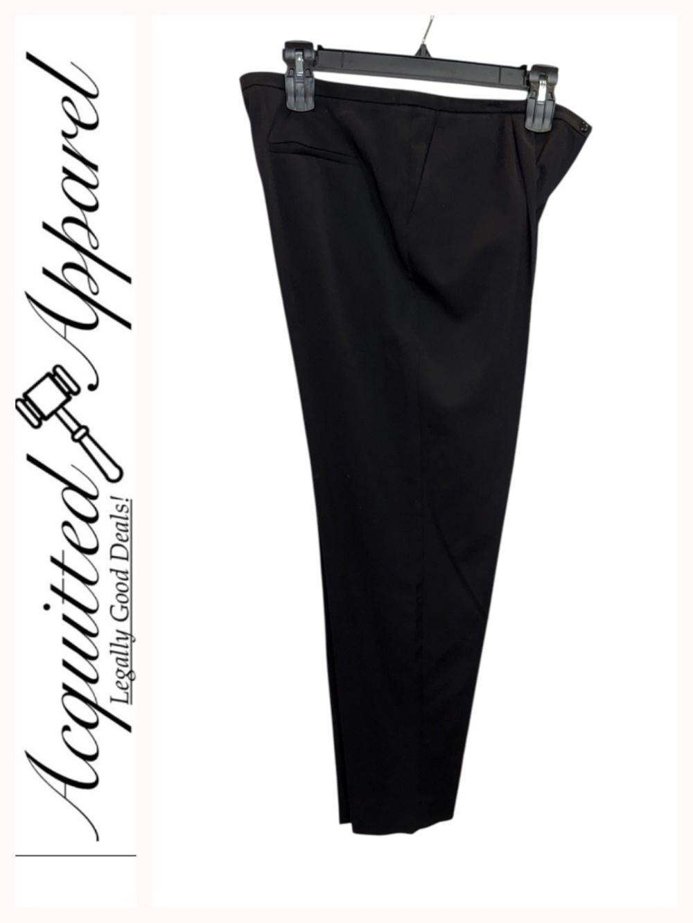 Emporio Armani Women’s Black Dress Pants - Classic Straight Fit